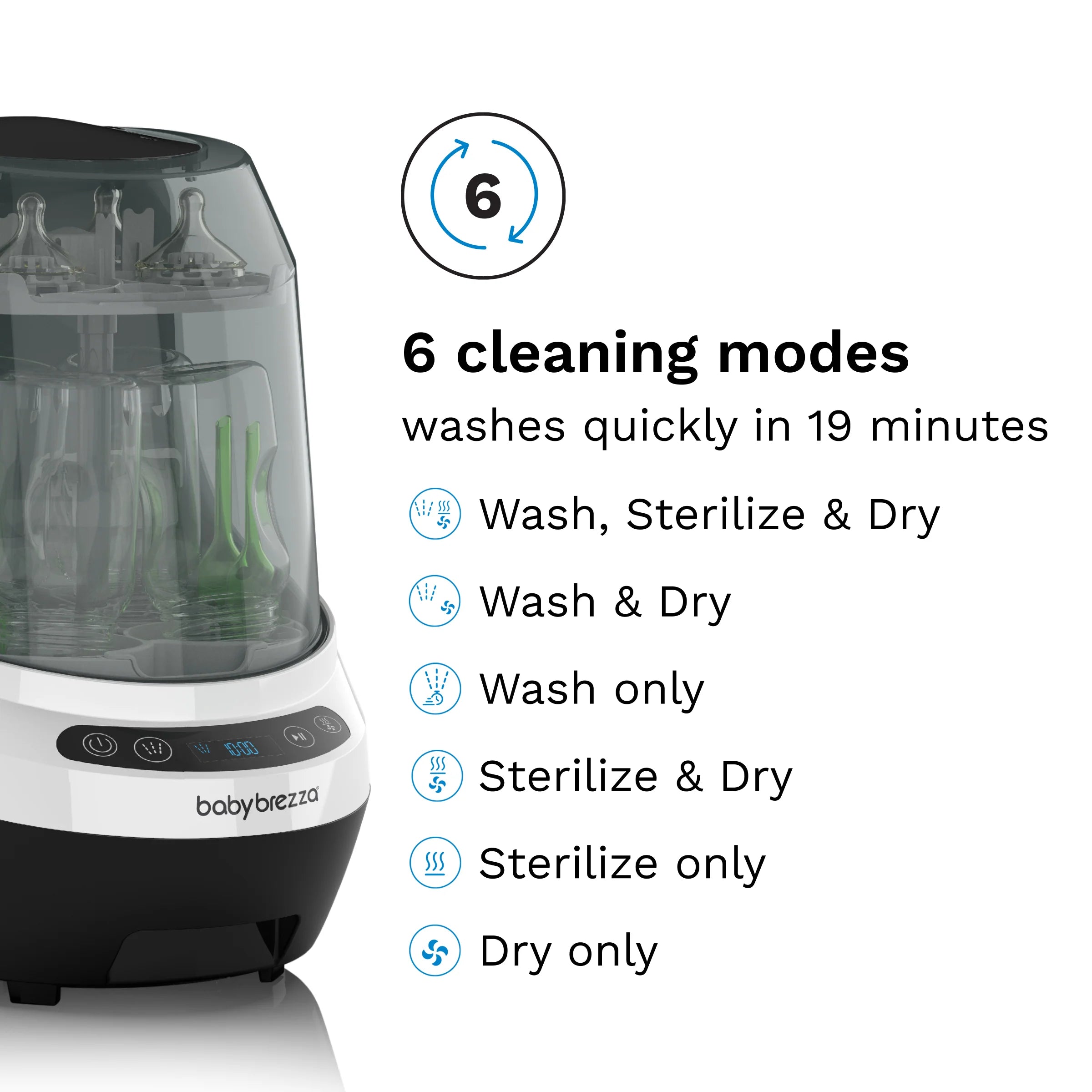2026 2025 Bottle Washer Pro – Lave-biberon Tout-en-Un avec Stérilisateur et Séchoir pour Bébé
