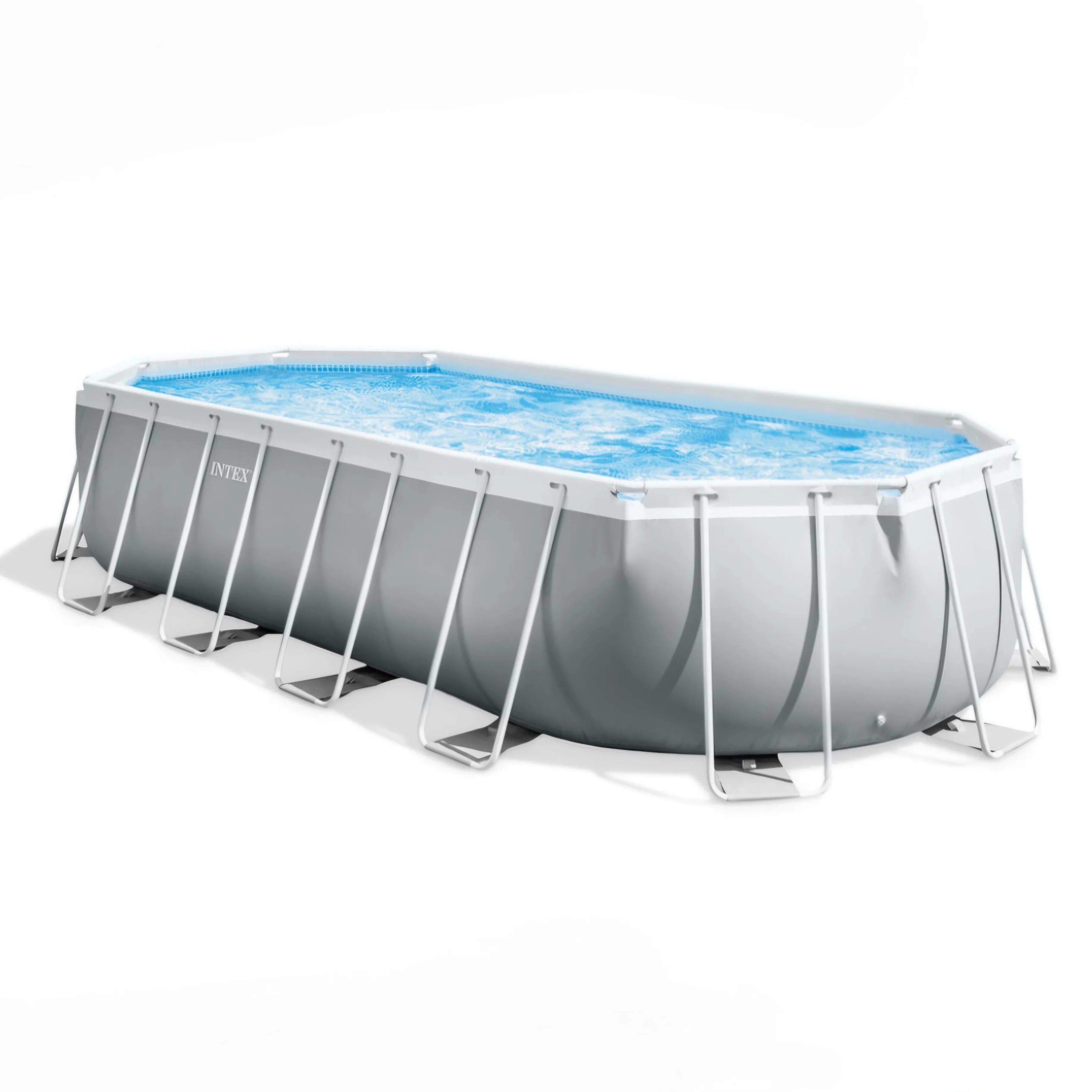 2026 2025 Intex Prism Frame Ovale – Piscine Hors-sol 6,1 x 3,05 m, Cadre Acier Robuste, Pompe et Échelle Incluses, Édition Limitée