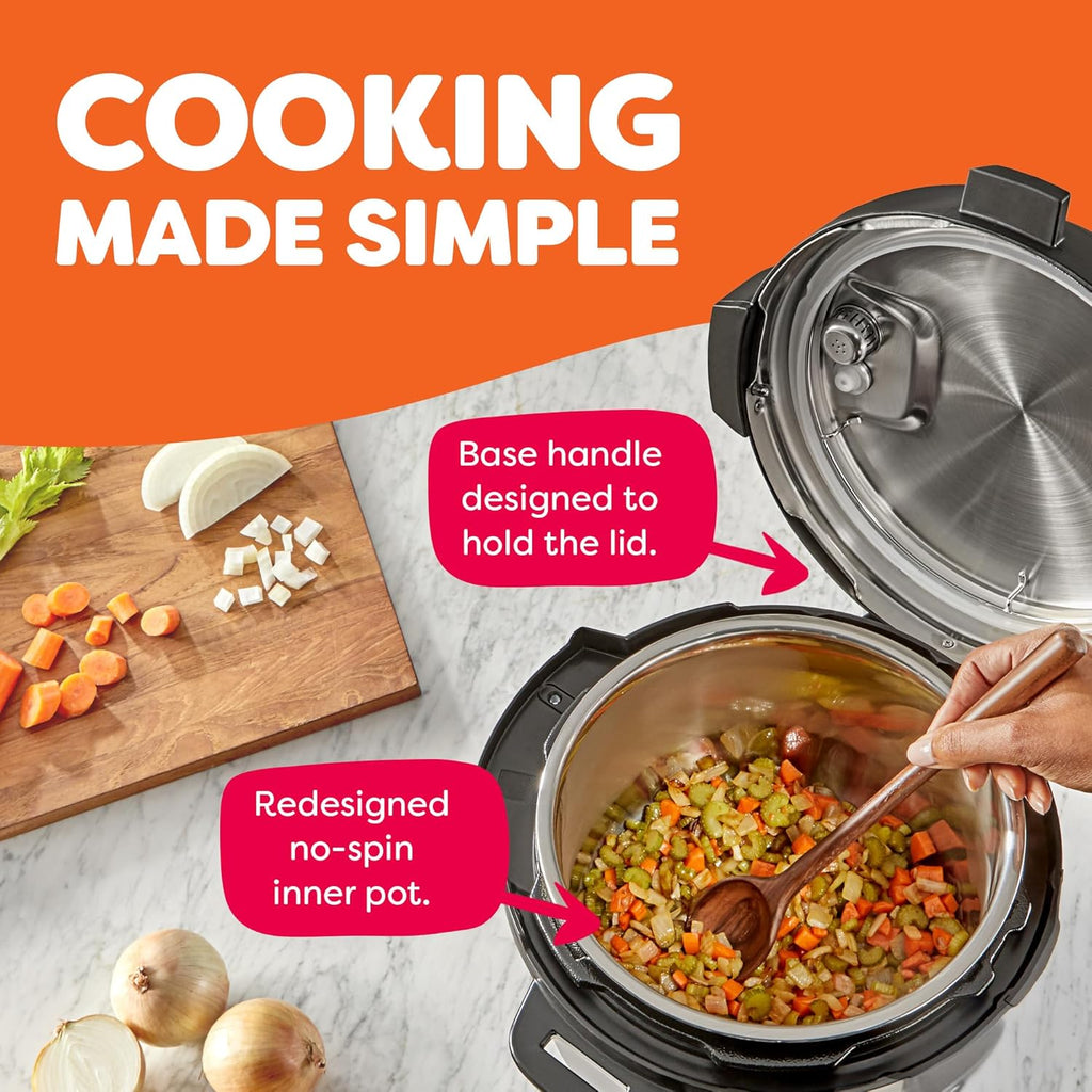2026 2025 Instant Pot Duo Plus 9-en-1 Multicuiseur, Autocuiseur, Slow Cooker, Cuiseur de Riz, Vapeur, Sauté, Yaourtière, Maintien au Chaud et Stérilisateur, Application Incluse avec Plus de 800 Recettes, Acier Inoxydable, 6 Quarts