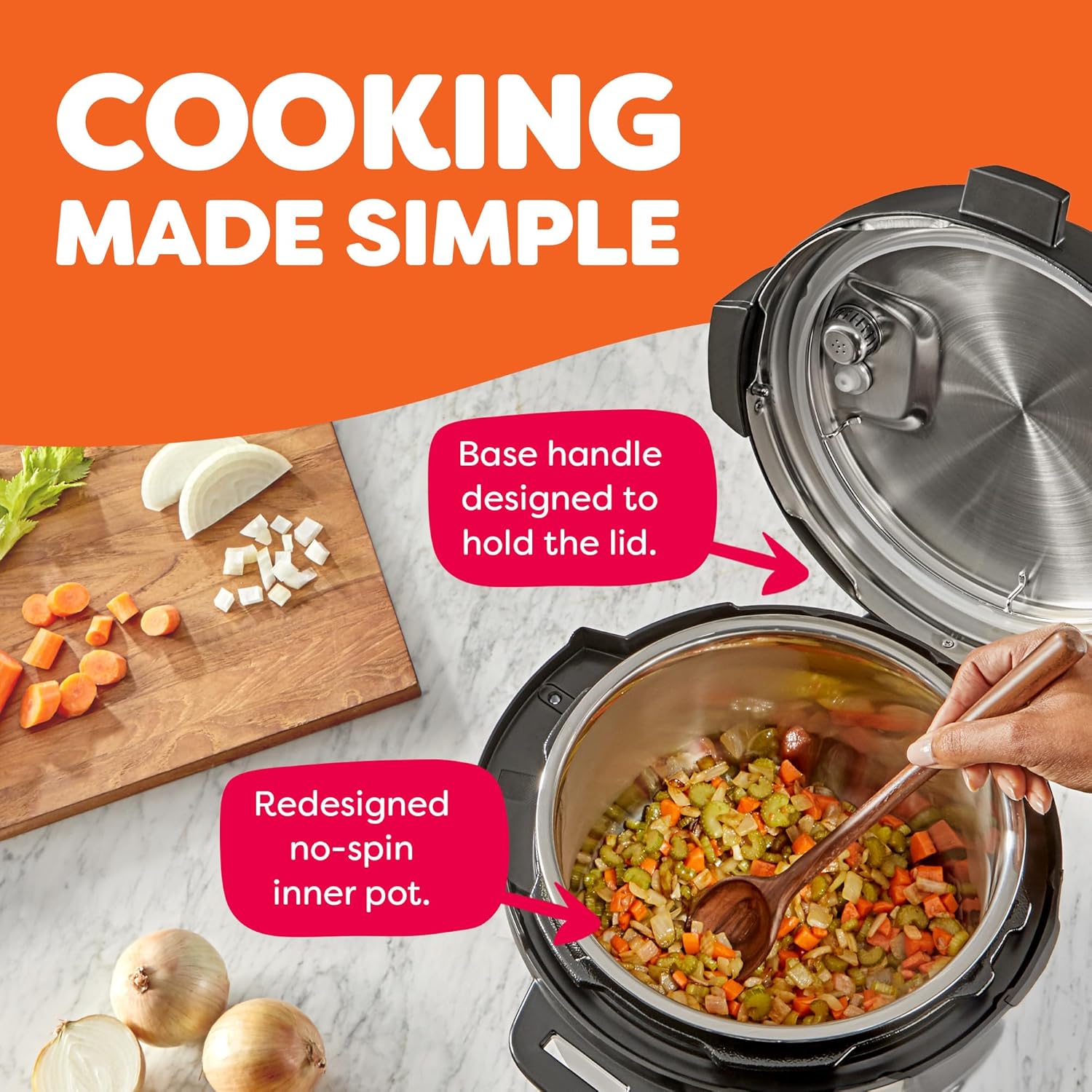 2026 2025 Instant Pot Duo Plus 9-en-1 Multicuiseur, Autocuiseur, Slow Cooker, Cuiseur de Riz, Vapeur, Sauté, Yaourtière, Maintien au Chaud et Stérilisateur, Application Incluse avec Plus de 800 Recettes, Acier Inoxydable, 6 Quarts