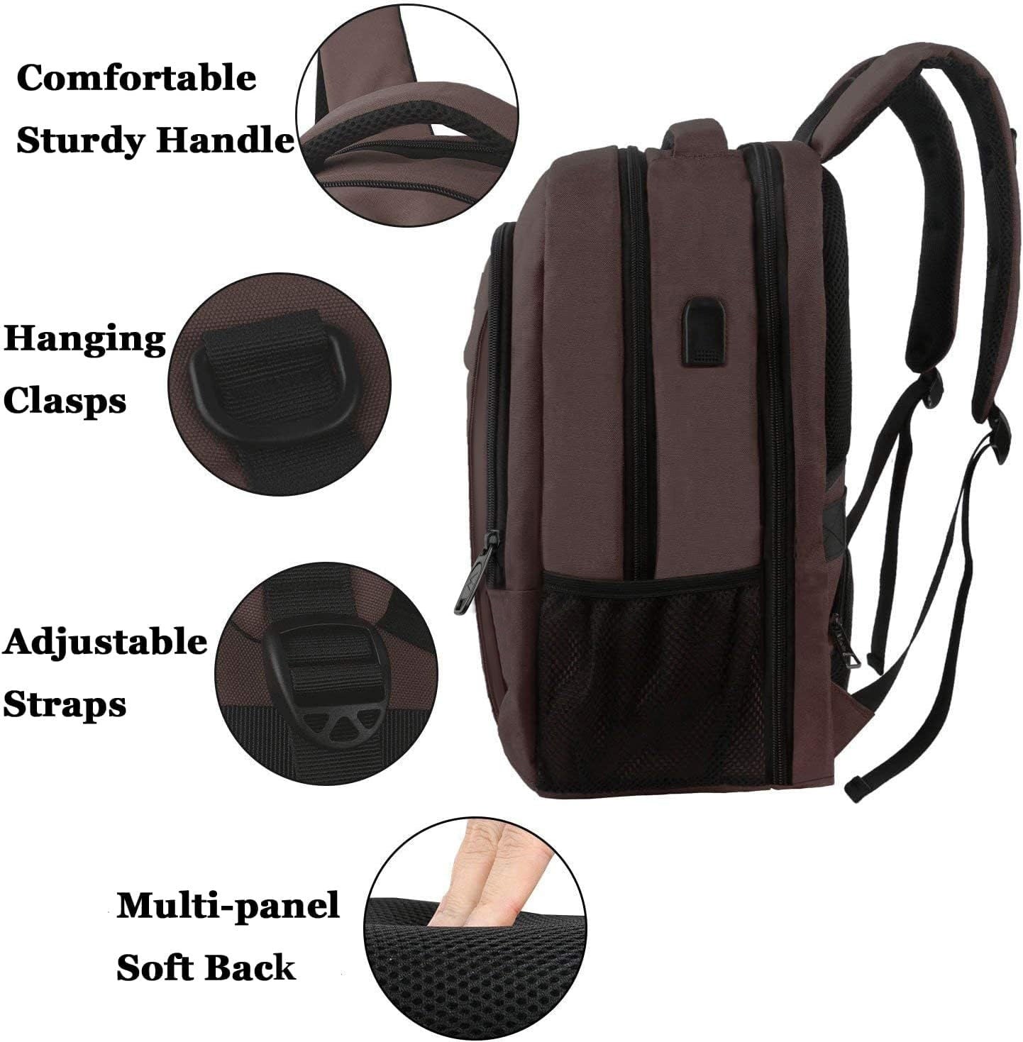 Mens Large Capacity Multifunctional Travel Backpack by Lakd London - LAKD London