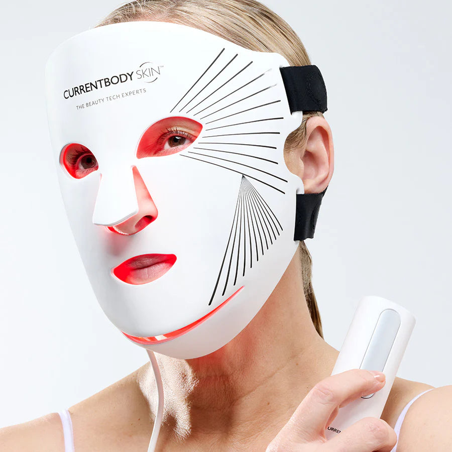 2026 2025 CurrentBody Skin LED Red – Masque Visage Anti-Âge Rouge & Infrarouge 2 Longueurs d’Onde – Édition Limitée