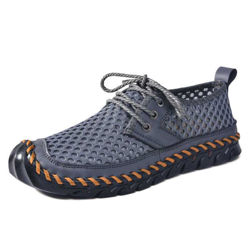 Men's Lightweight Slip On Sports Plus Size Trainers Tide Creek Shoes - LAKD London