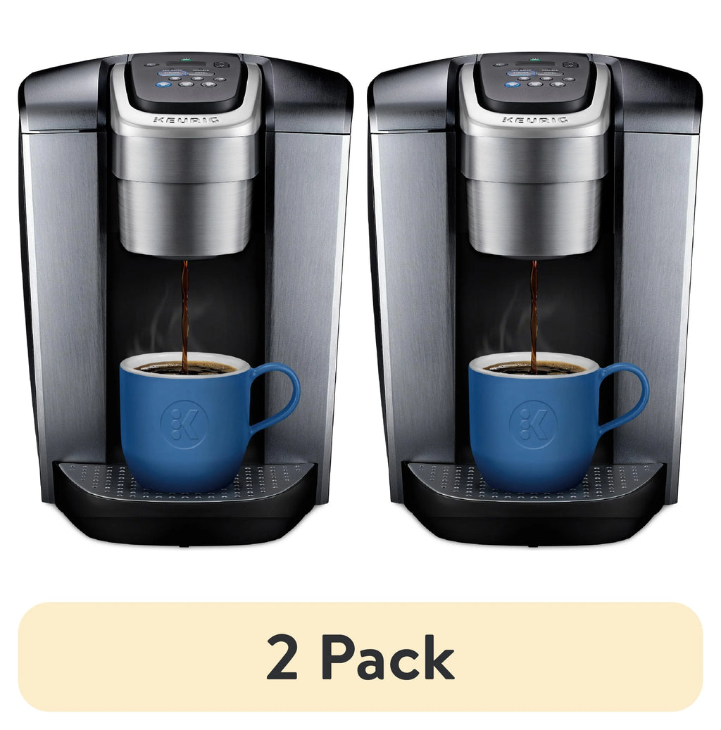 2026 2025 Keurig K-Elite – Machine à Café à Dosettes K-Cup à Portion Unique, Finition Brossée Slate, Programmable pour Café Chaud et Glacé