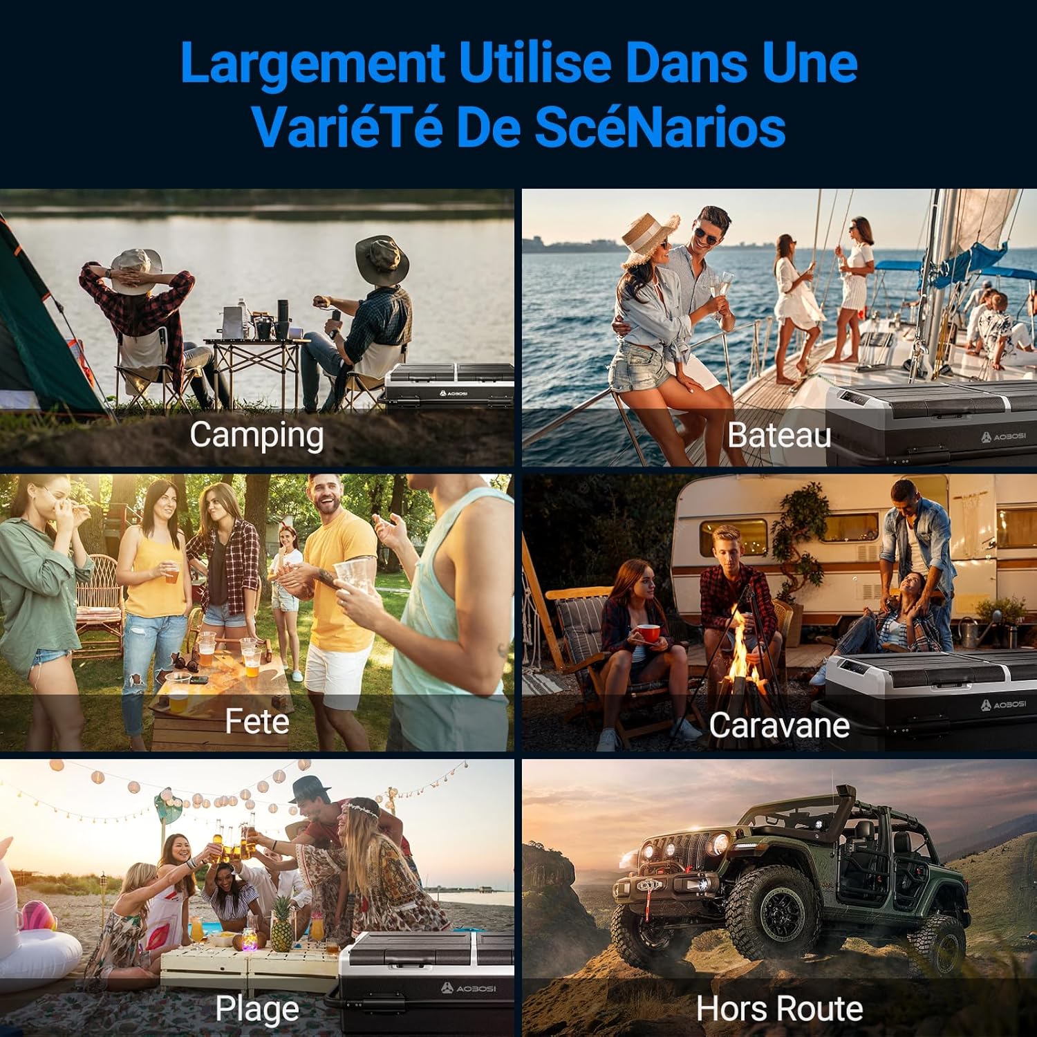 2026 115L Glaciere Electrique Double Zone,Glaciere a Compression WiFi APP,12 V/24 V et 100-240 V Frigo Camping,-20 ℃ à 20 ℃,pour Voiture,Camion,Bateau,Camping,Car,Caravanes,Voyageant,Maison