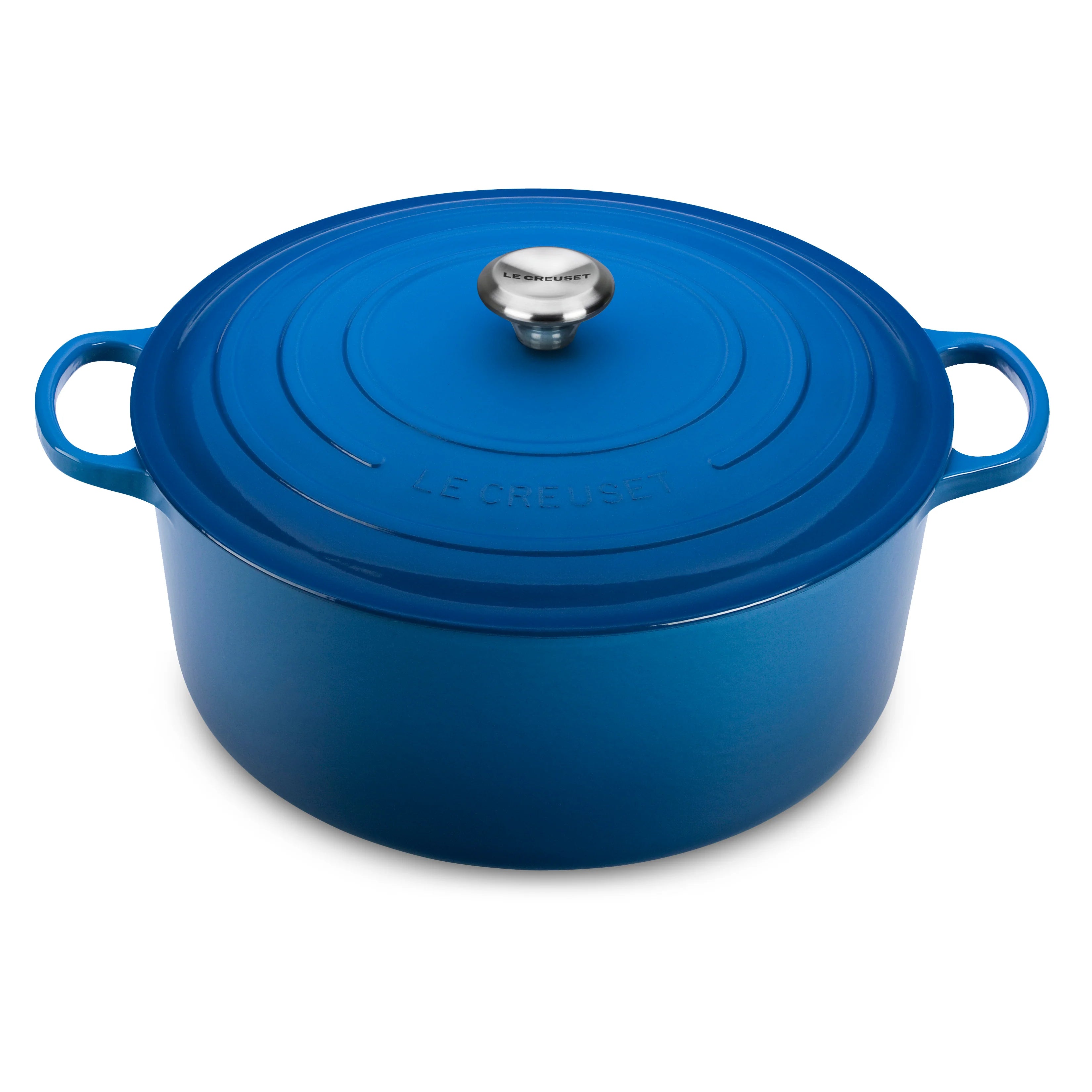 2026 2025 Le Creuset Signature Cocotte Ronde en Fonte Émaillée 13,25 Quart – Couleur Marseille