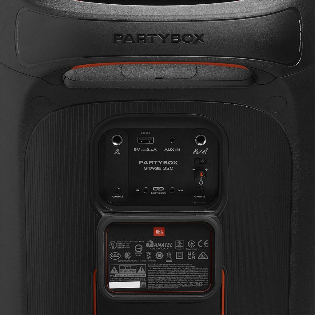 2026 PartyBox Club 120,Enceinte portable de soirée,poignée pliable ergonomique,jeu de lumières,12 heures d'autonomie,résistante aux éclaboussures IPX4,noir,Prise européenne (Type C) -