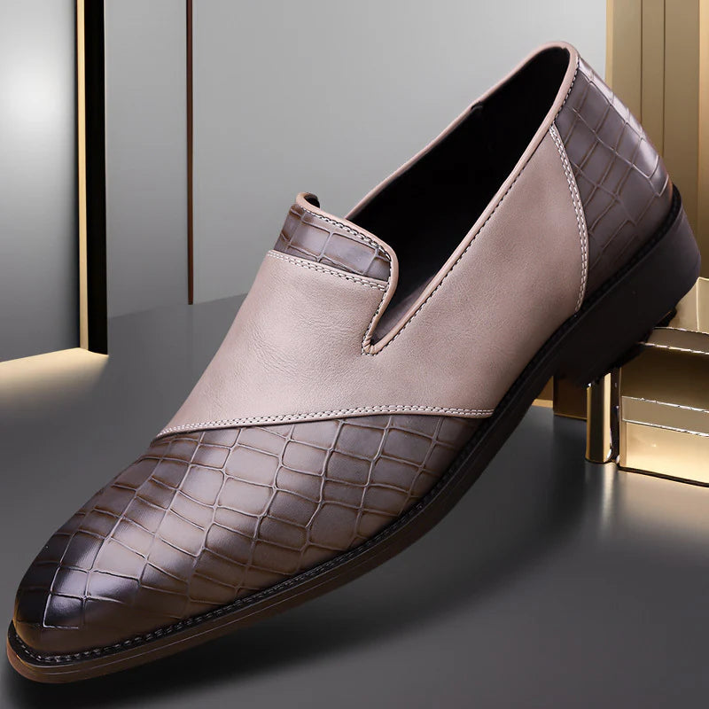 2026 Men's British Leather Dress Shoes Tassel Business Breathable Style Formal