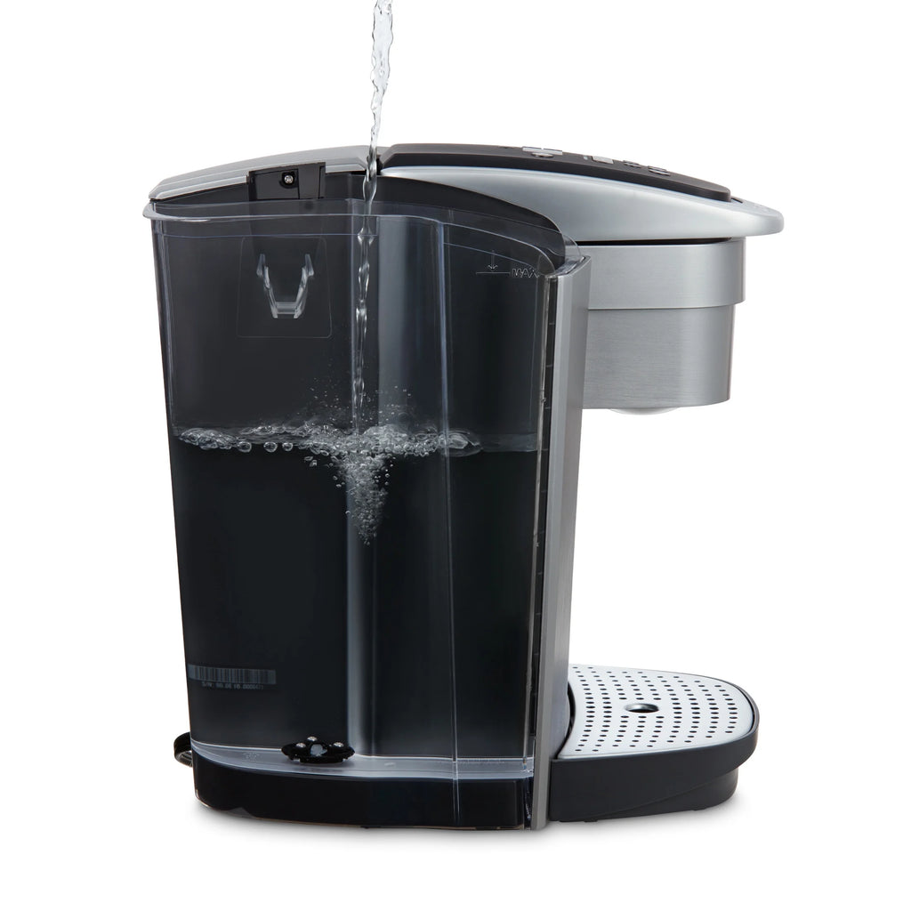 2026 2025 Keurig K-Elite – Machine à Café à Dosettes K-Cup à Portion Unique, Finition Brossée Slate, Programmable pour Café Chaud et Glacé