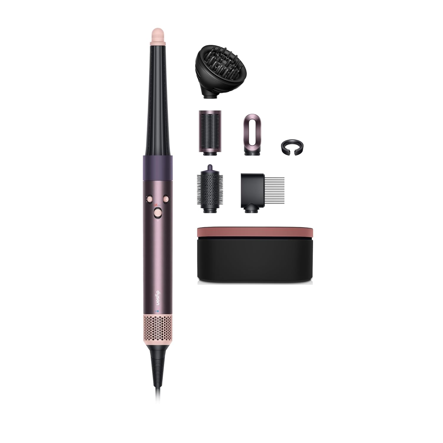 2026 2025 Dyson Airwrap i.d.™ Multi-Styler et Sèche-Cheveux – Édition Limitée Jasper Plum pour Cheveux Longs à Ondulés