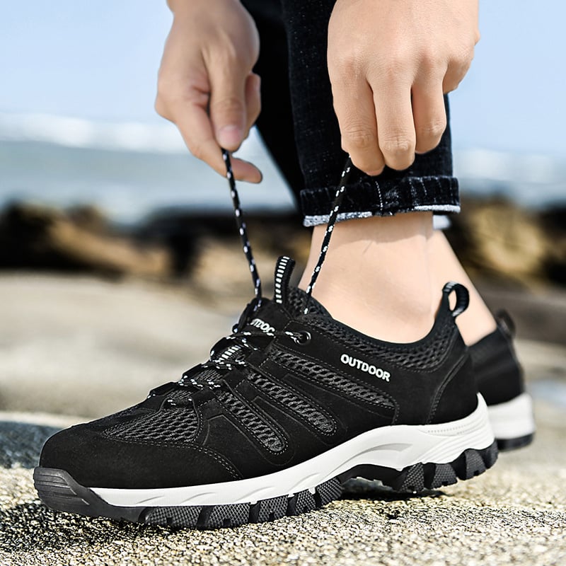Chaussures de running léger respirant daim décontracté sport pour homme