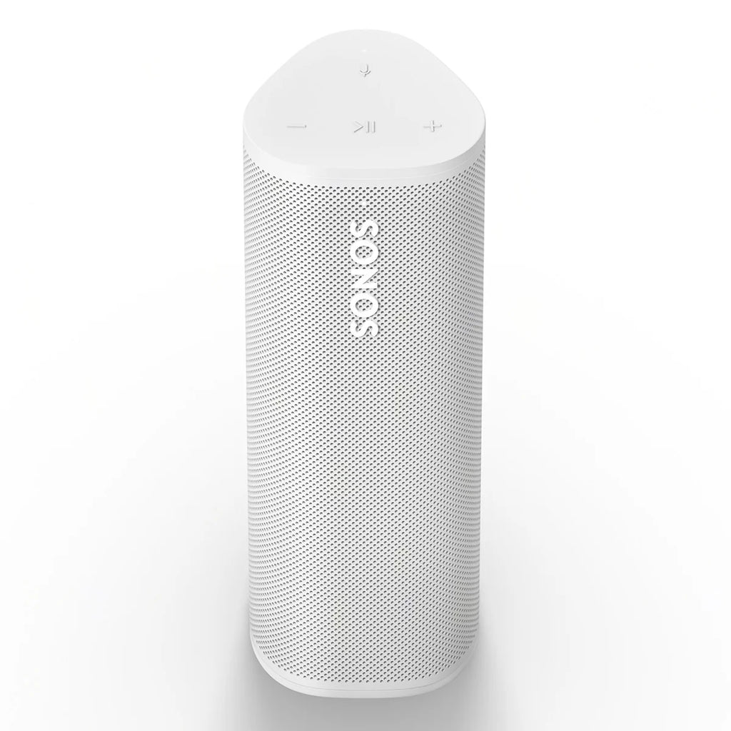 2026 2025 Sonos Roam 2 – Enceinte Portable Bluetooth Blanche, Étanche IP67, Batterie 10 Heures, Wi-Fi et Bluetooth, Son Puissant et Polyvalent