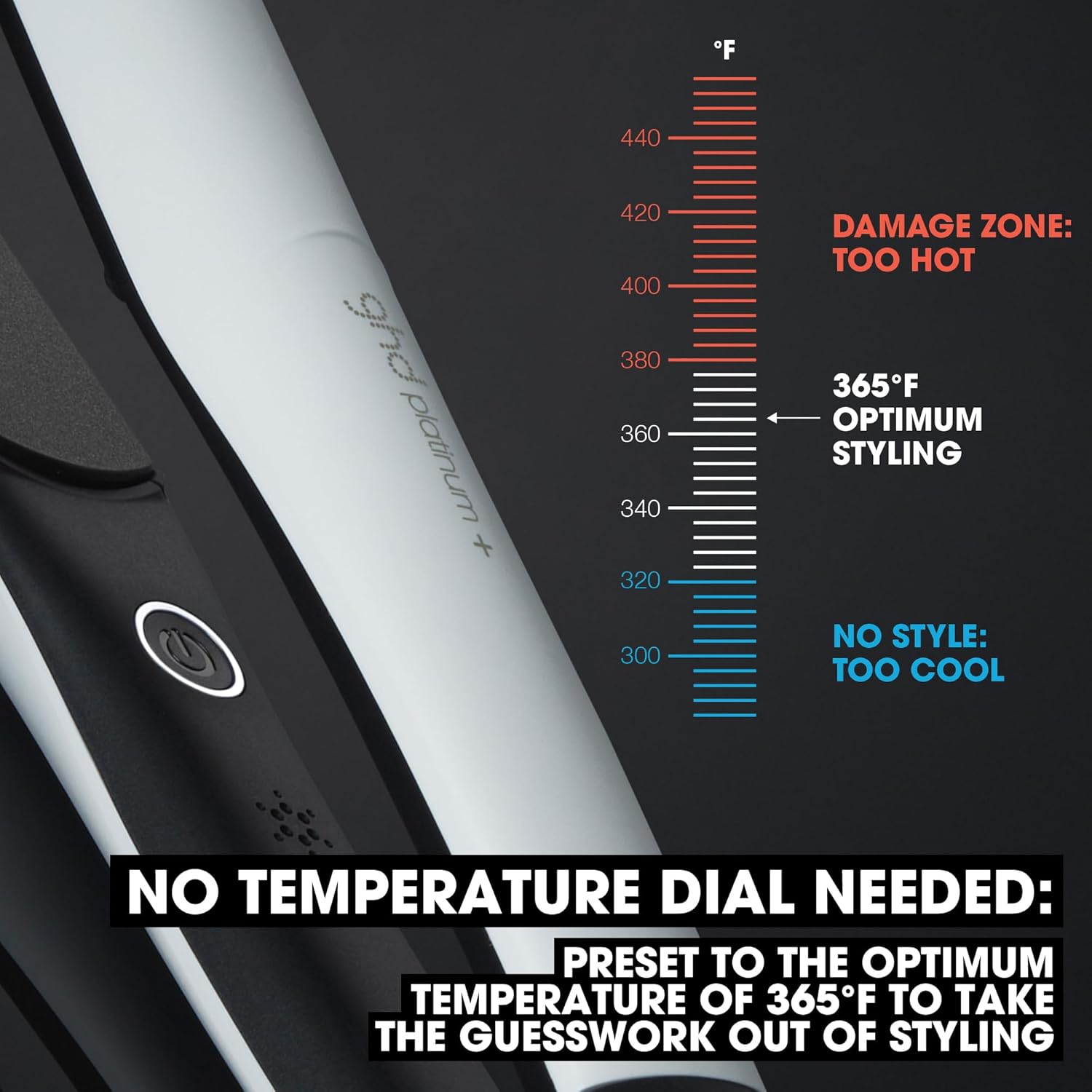 2026 2025 Lisseur ghd Platinum+ Styler ― Fer à Lisser 1" Professionnel en Céramique, Outil de Coiffage pour des Cheveux Plus Forts, Plus de Brillance et Plus de Protection de la Couleur