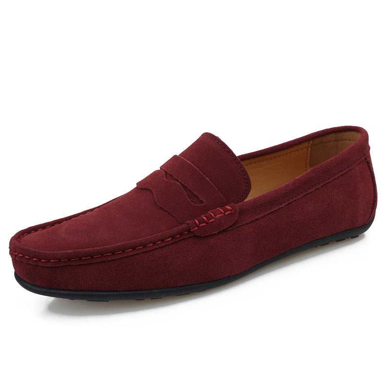 Mocassins en daim décontracté confort pour homme