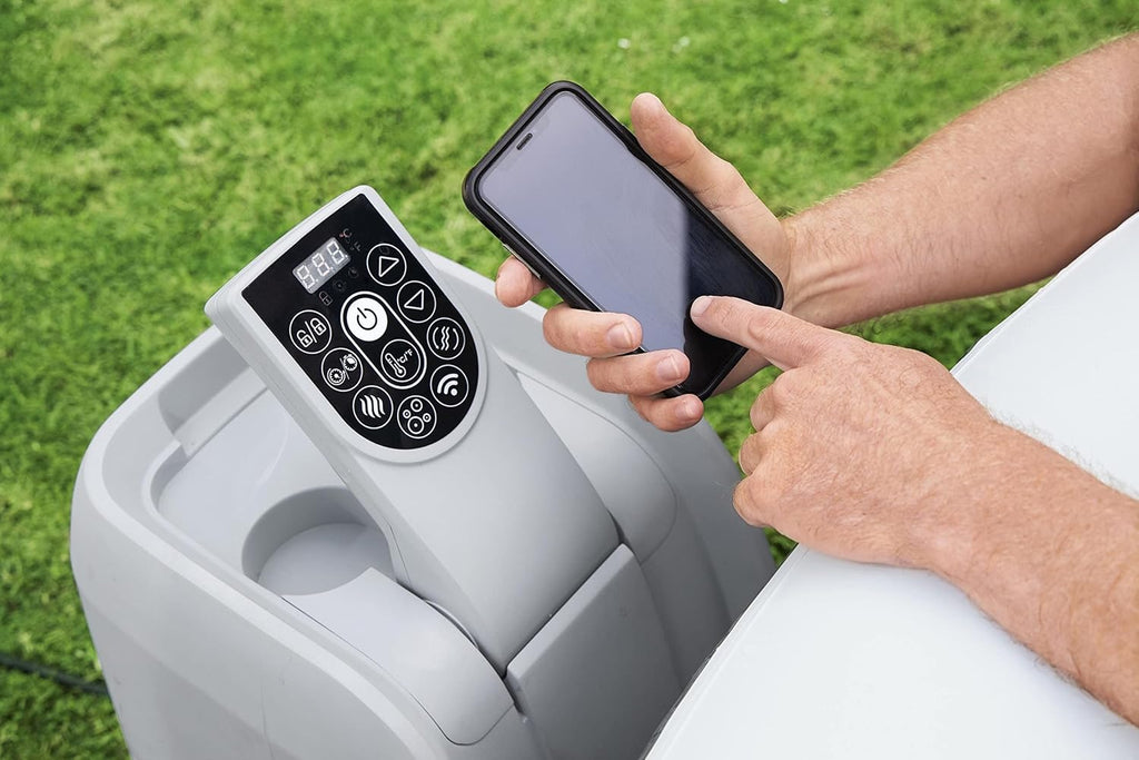 2026 Spa gonflable rond BESTWAY Lay-Z-Spa® Miami Airjet™ 2 - 4 personnes