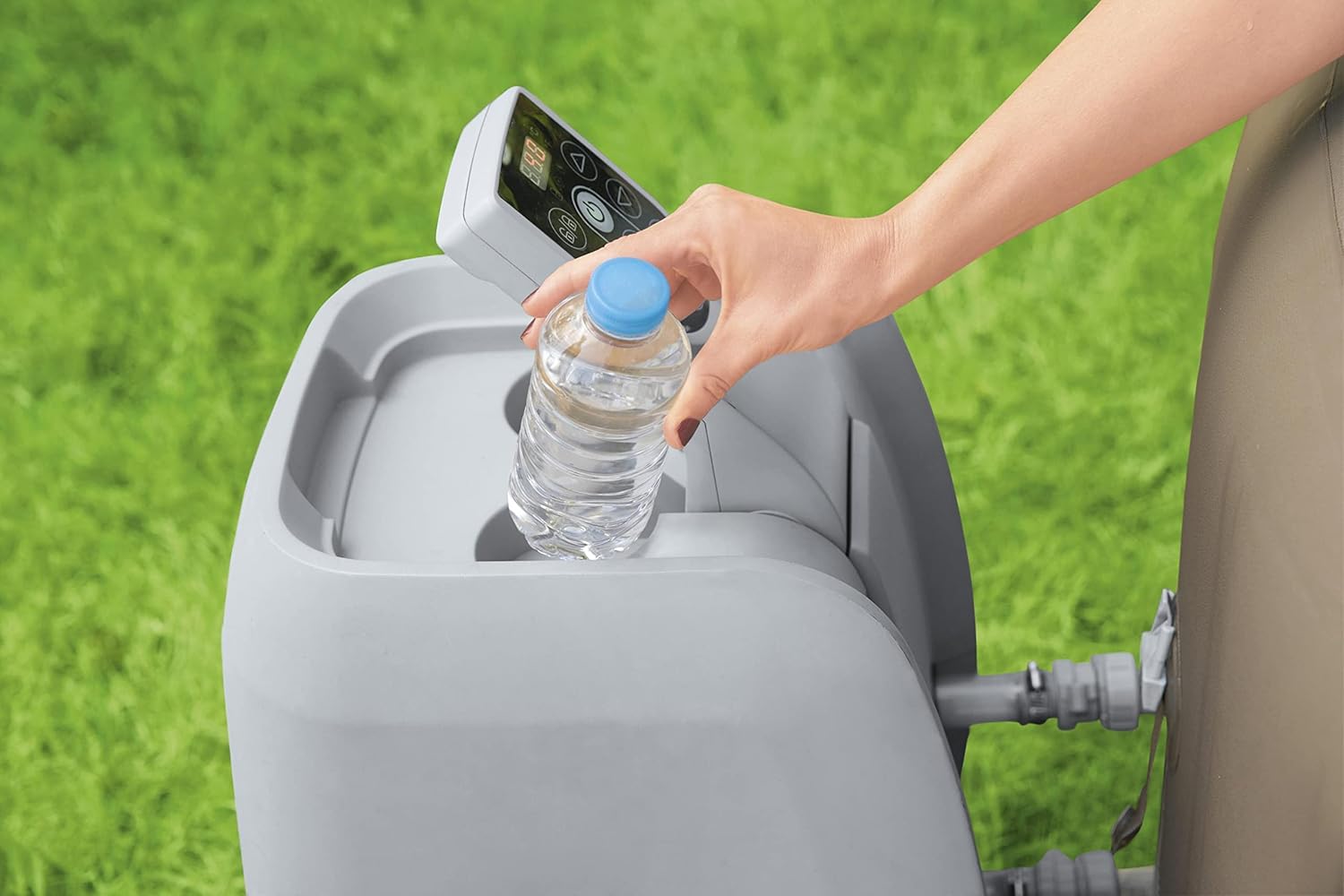 2026 Spa gonflable rond BESTWAY Lay-Z-Spa® Miami Airjet™ 2 - 4 personnes