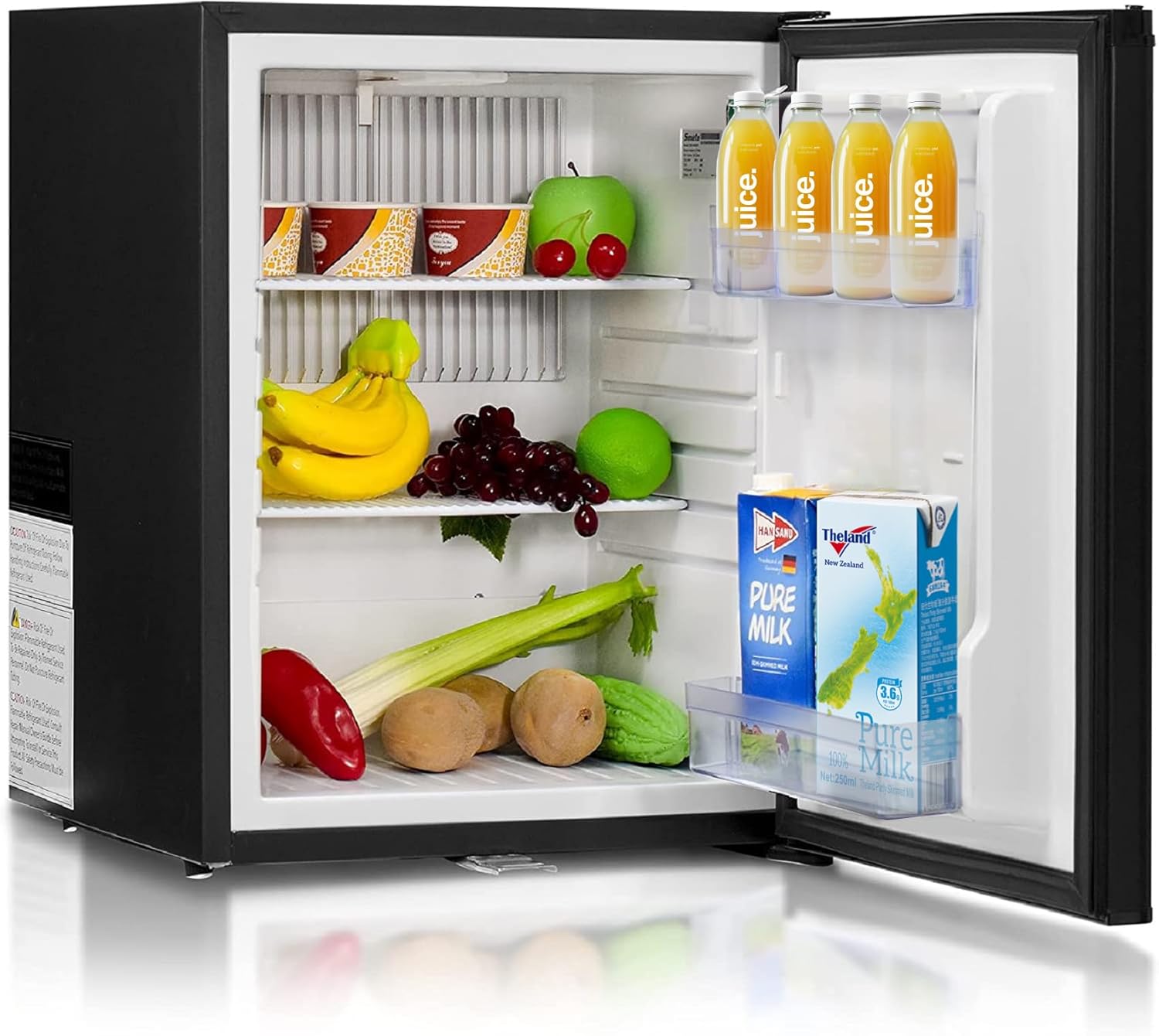2026 Frigo 12V,Réfrigérateur Camping 12V 220V 40L,Frigo Caravane,Mini Frigo de Chambre,Frigo 12V Camping Car,Réfrigérateur pour Voiture,Van,Fourgon,Bureau,Gîte - Noir -
