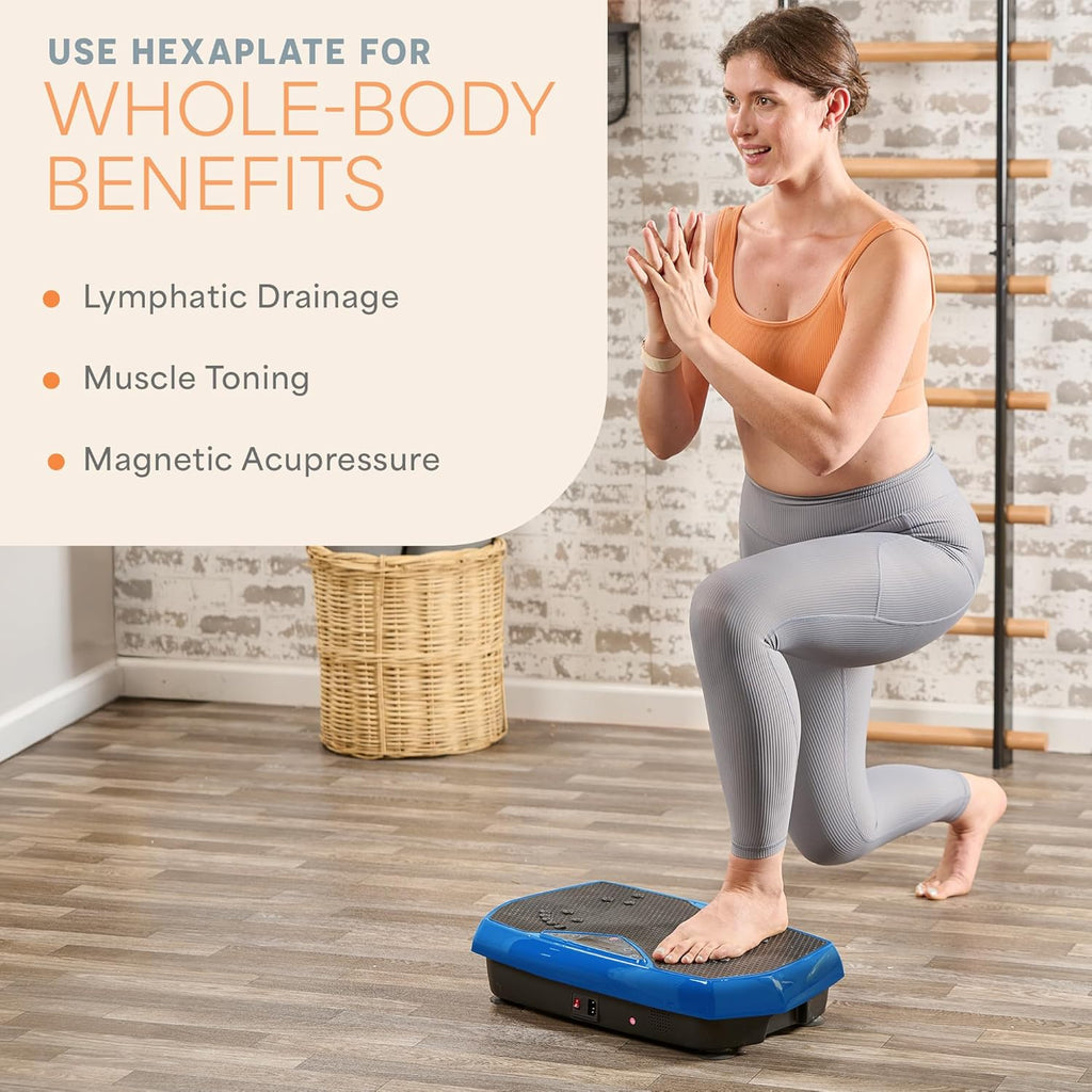 2026 2025 Lifepro Plateforme Vibrante d’Exercice avec Points d’Acupuncture Magnétiques - Plateforme Vibrante pour Tout le Corps pour Débutants et Récupération - Massage Drainage Lymphatique pour Tonification Musculaire et Fitness Général