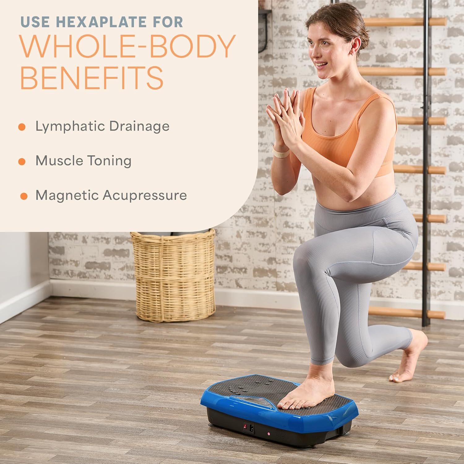2026 2025 Lifepro Plateforme Vibrante d’Exercice avec Points d’Acupuncture Magnétiques - Plateforme Vibrante pour Tout le Corps pour Débutants et Récupération - Massage Drainage Lymphatique pour Tonification Musculaire et Fitness Général