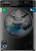 2026 Cecotec Lave-linge 10Kg Bolero DressCode 10610 Inverter Steel A. Chargement Frontale, 1400 RPM, Steam Max, Motor Inverter Plus, 15 Programmes, OnSmart, Stop&Go, Caoutchouc Antibactérien, Drum Clean