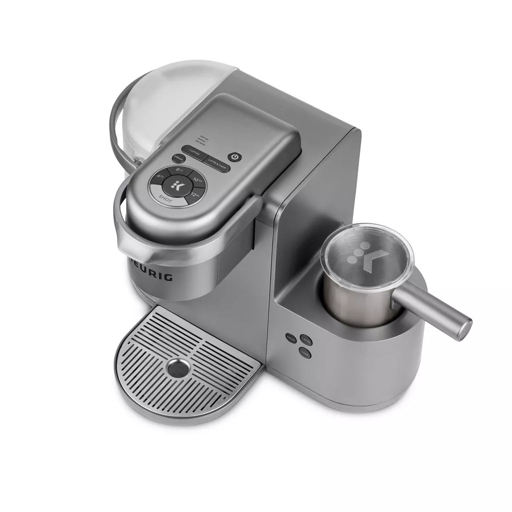 2026 2025 Keurig K-Café Édition Spéciale – Machine à Café à Dosettes K-Cup pour Café, Latte et Cappuccino, Finition Nickel