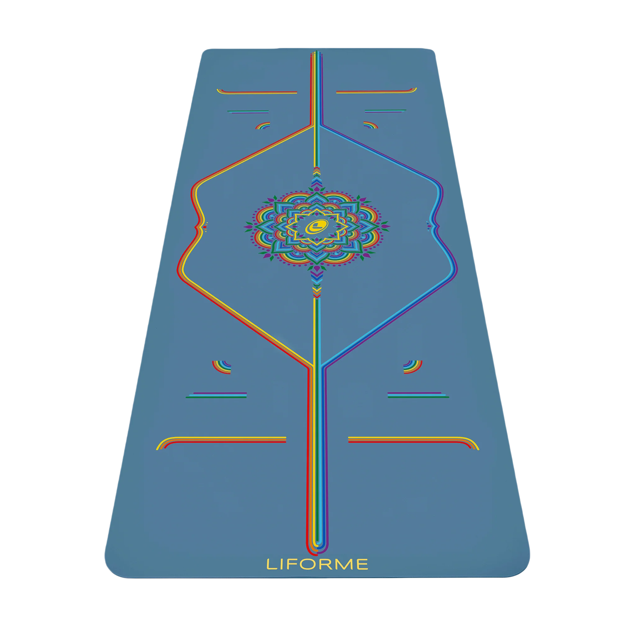 2026 2025 Tapis de Yoga de Voyage Liforme Rainbow – Alignement Coloré et Éco-Responsable