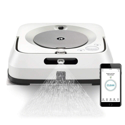 2026 2025 iRobot Braava jet M6 – Robot laveur de sol connecté Wi-Fi avec navigation intelligente, contrôle vocal et application mobile