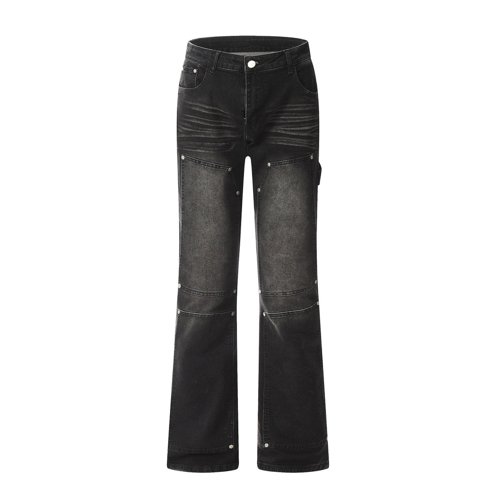 Women's Washed High Street Vintage Skinny Biker High Street Jeans - LAKD London