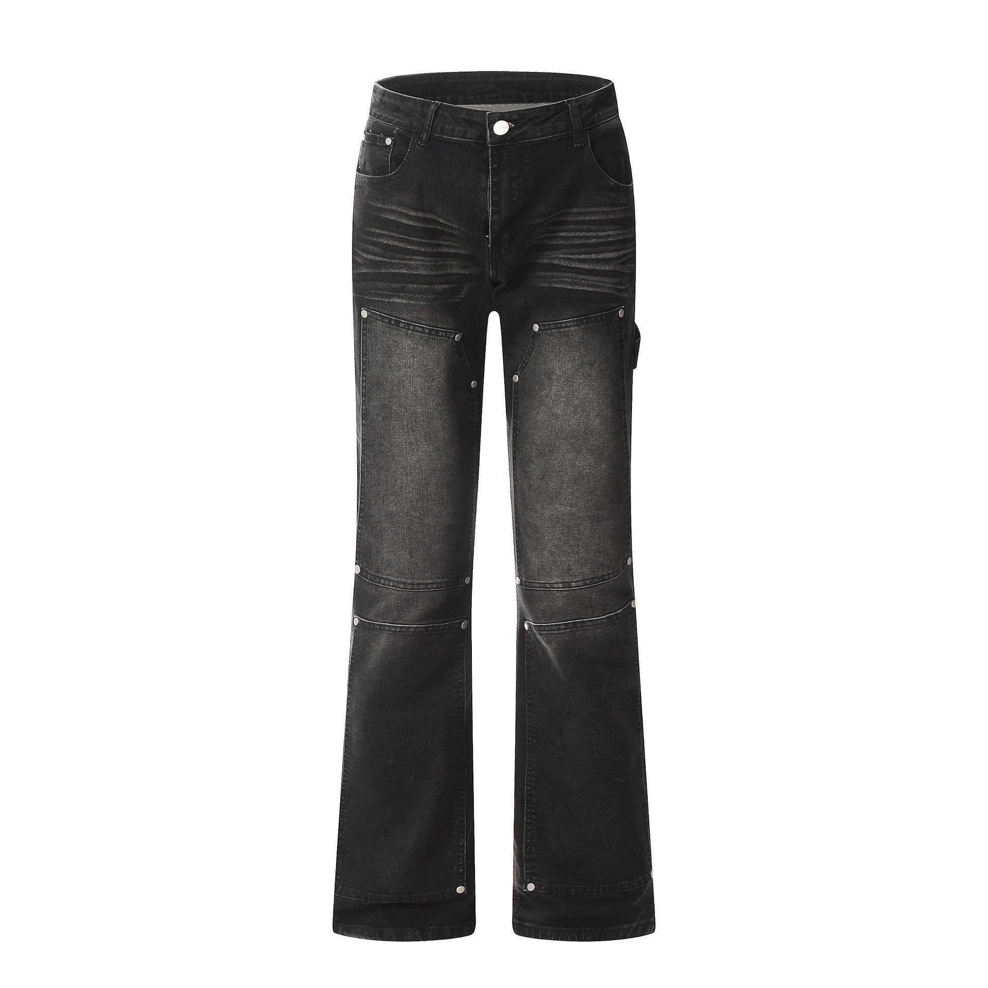 Women's Washed High Street Vintage Skinny Biker High Street Jeans - LAKD London