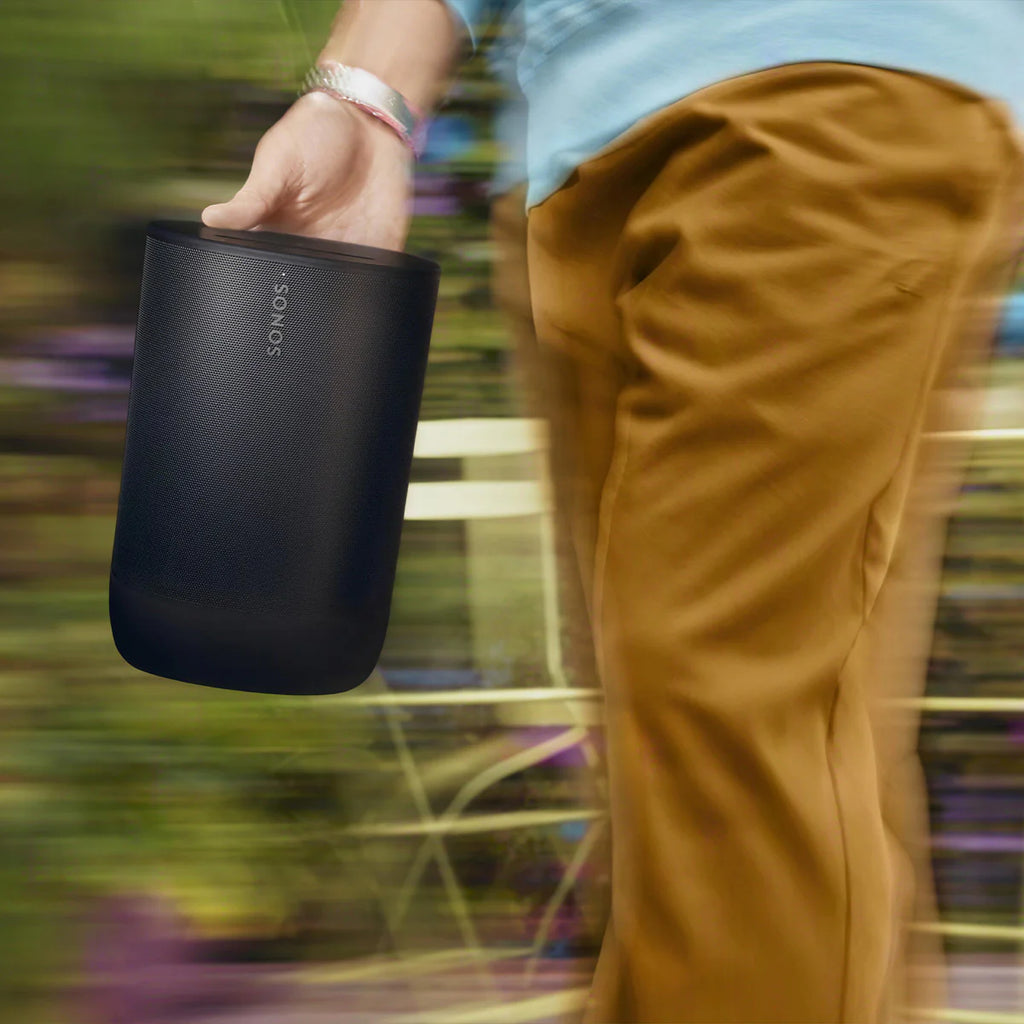 2026 2025 Pack Portable Sonos – Move 2 et Roam 2 (Noir) : Enceintes Portables Wi-Fi et Bluetooth, Étanches, Autonomie Longue Durée, Son Stéréo Puissant
