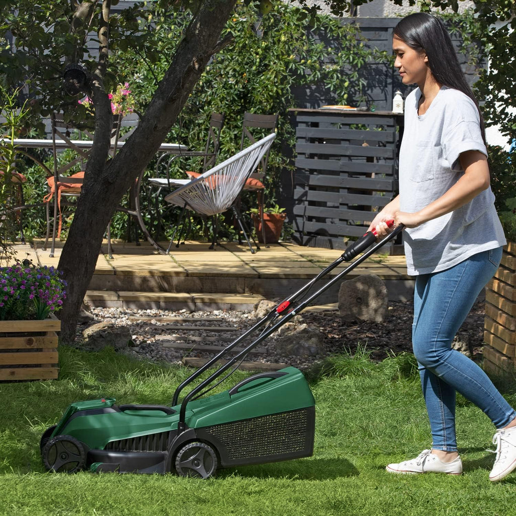 2026 Bosch tondeuse à gazon sans fil CityMower 18V-32-300 (18 V, 1x batterie 4,0 Ah, Moteur Brushless, largeur de coupe : 32 cm, tond jusqu’à 300 m², dans une boîte en carton)