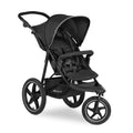 2026 hauck Poussette 3 Roues Runner 3, Tout Terrain avec Roues XL Gonflables, Jusqu'à 22 kg, Frein à Main, Suspension, Canopy UPF 50+, Pliable, Panier, Position Allongée, Porte-Gobelet (Jungle Green)