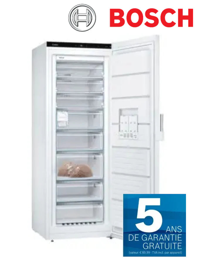 2026 2025 Bosch GSN58EWCV – Congélateur Armoire NoFrost 366L, SuperSurgélation, Édition Limitée