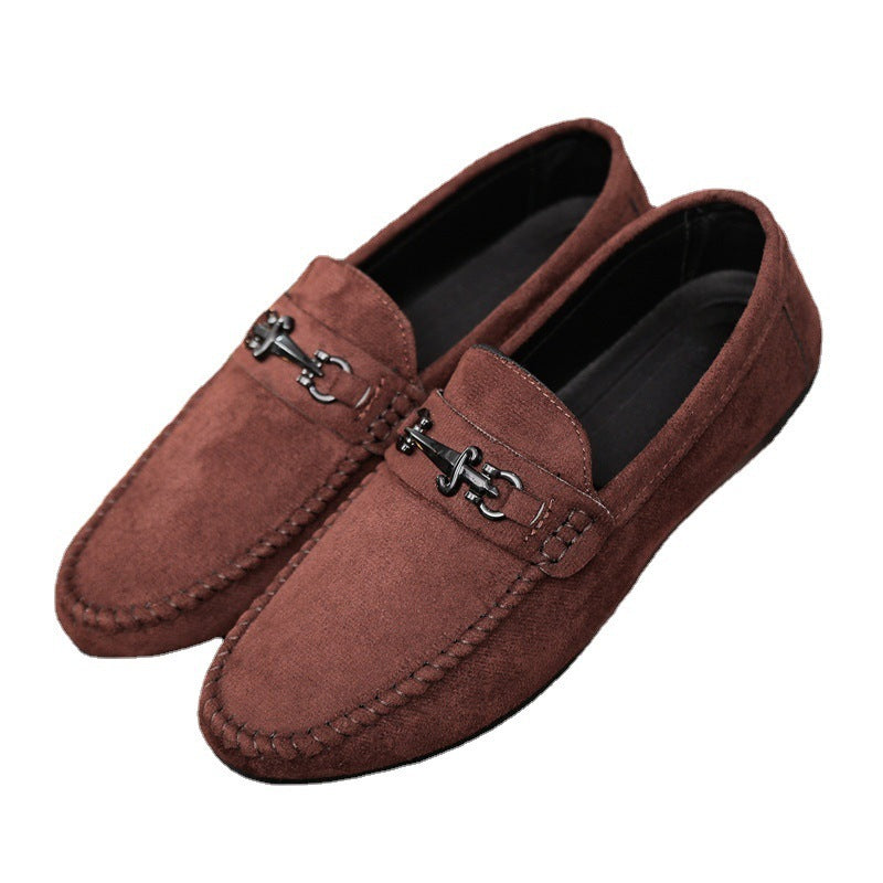Mocassins imperméable en cuir décontracté pour homme