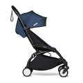 2026 Poussette BABYZEN YOYO2 6+ (Cadre noir + pack couleur Aqua) - Comprend un harnais, un dossier, des arceaux de capote, une bandoulière, un coussin d’assise, et une capote assortie
