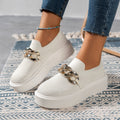 Ballerines respirant en maille chaîne confortable décontracté walking pour femme