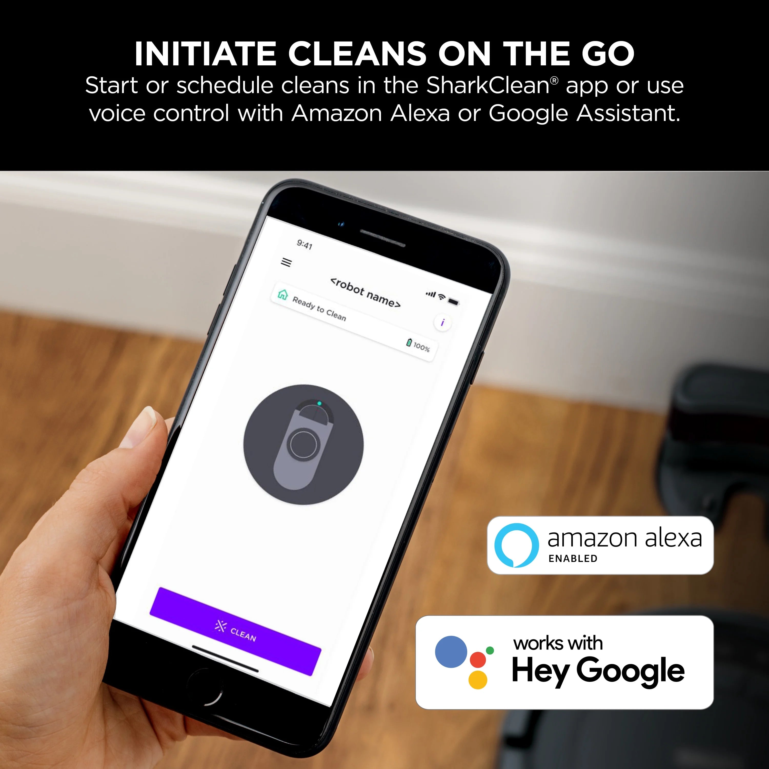 2026 2025 Aspirateur Robot Shark ION RV754 avec Wi-Fi Connecté, Noir – Nettoyage Intelligente Multi-Surfaces pour Sols Durs et Tapis avec Tri-Système de Brosses