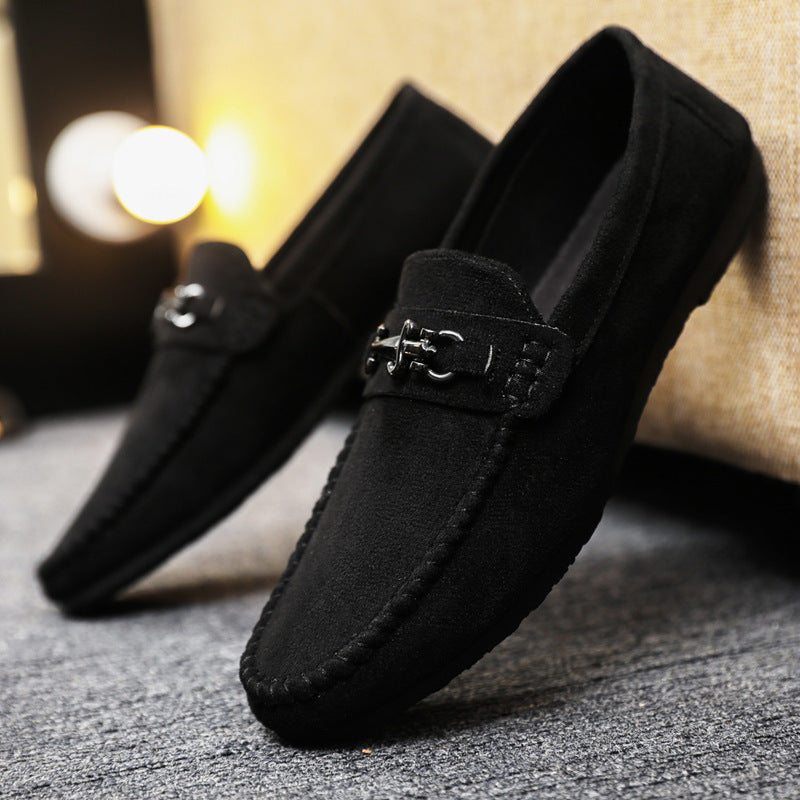 Mocassins imperméable en cuir décontracté pour homme