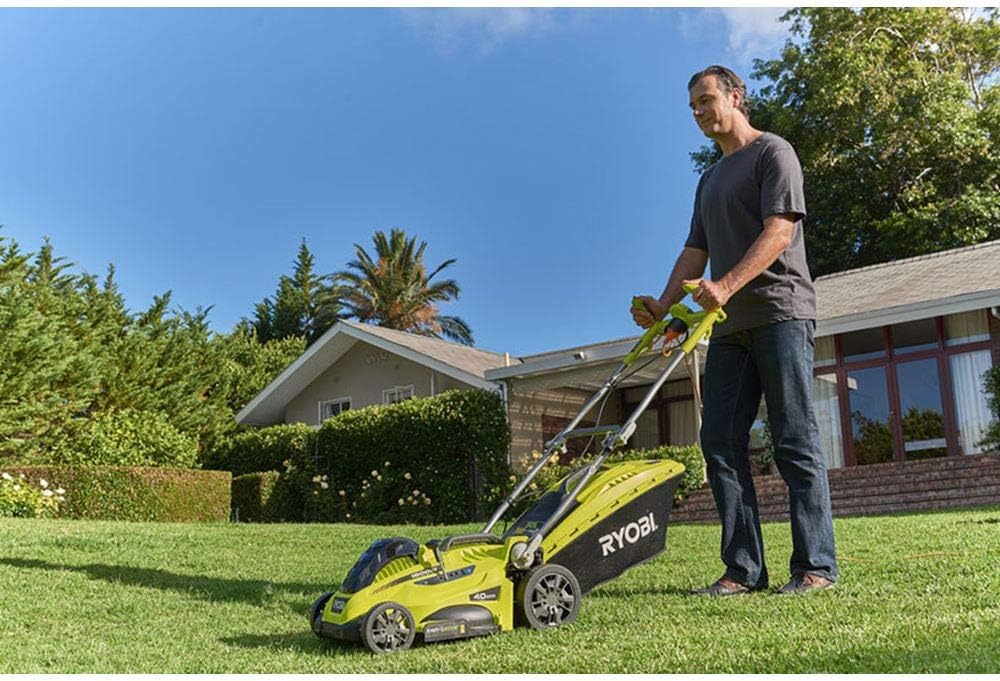 2026 2025 RYOBI RLM18E40H – Tondeuse Électrique 1800W, Largeur de Coupe 40 cm, Système Mulching, Édition Limitée