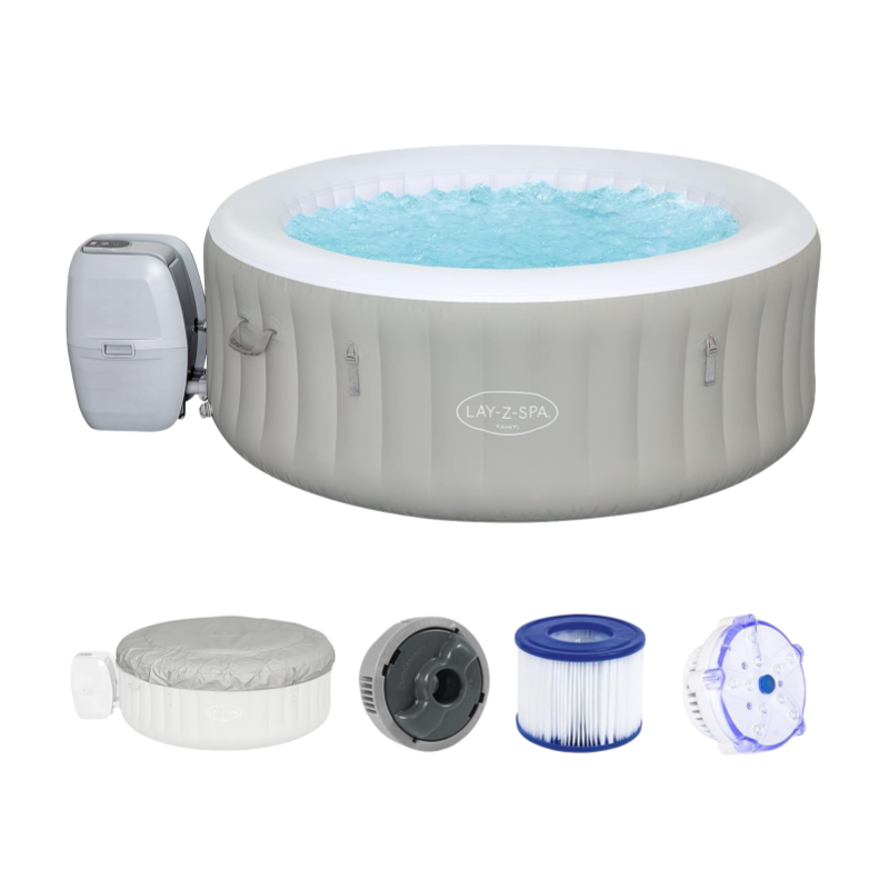 2026 Spa gonflable rond BESTWAY Lay-Z-Spa® Miami Airjet™ 2 - 4 personnes