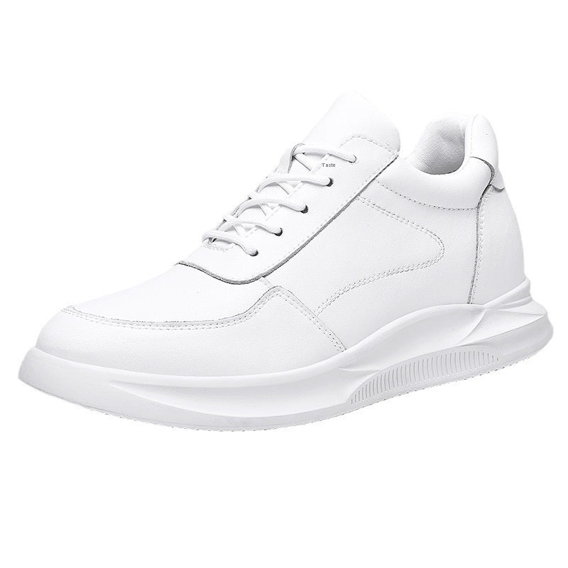 Men's Invisible Height Increasing Leather Casual Shoes Breathable Smart Style - LAKD London