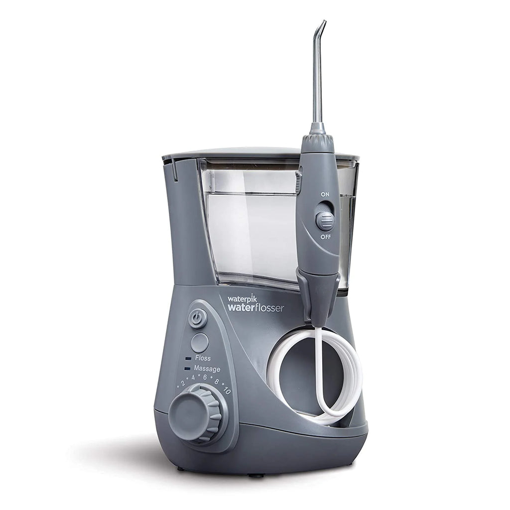 2026 2025 Waterpik Irrigateur Dentaire Électrique Professionnel Pour Dents, Modèle Aquarius WP-667 Gris Moderne