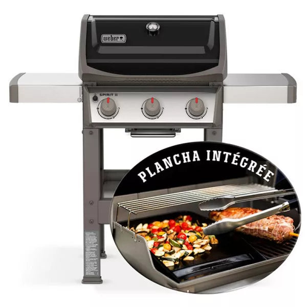 2026 2025 Weber Spirit II E-310 Barbecue à Gaz Noir