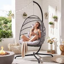 2026 Chaise balançoire avec support,