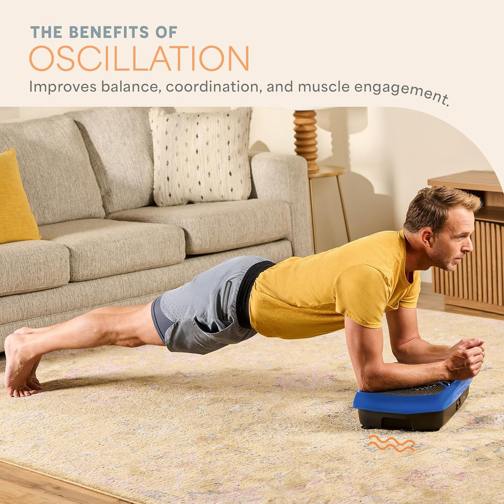 2026 2025 Lifepro Plateforme Vibrante d’Exercice avec Points d’Acupuncture Magnétiques - Plateforme Vibrante pour Tout le Corps pour Débutants et Récupération - Massage Drainage Lymphatique pour Tonification Musculaire et Fitness Général