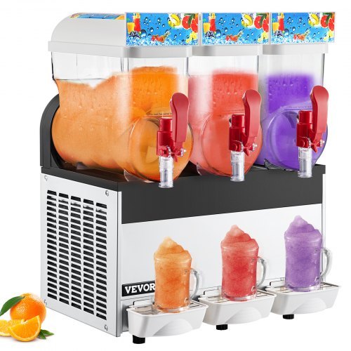 2026 Commercial 3 réservoirs boisson congelée Slush Slushy faire Machine Smoothie Maker 45L