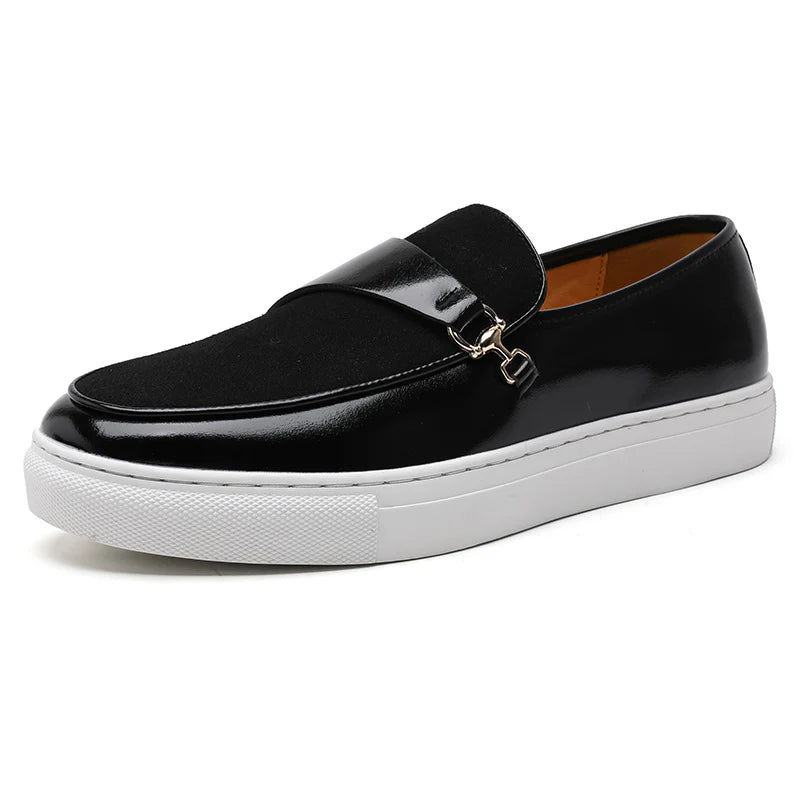 2026 Men's Business Slip-on Casual Leather Shoes Smart Office Wear