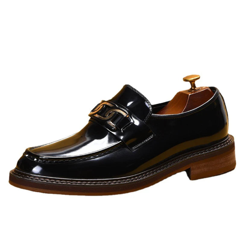 2026 Men's Business Casual Horsebit Buckle Loafers British Style