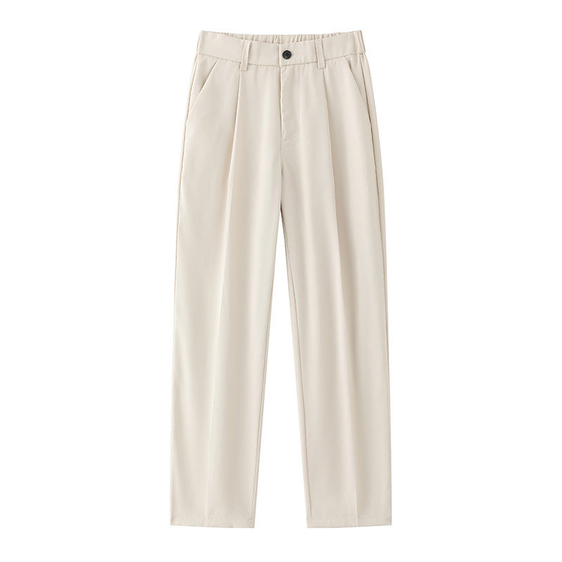 Pantalon polyvalent ample droit décontracté confort pour femme