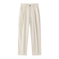 Pantalon polyvalent ample droit décontracté confort pour femme